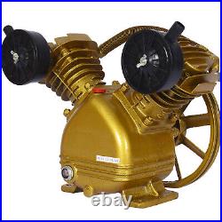 3HP Air Compressor Head Pump Dual-Cylinder 2 Piston 115PSI Cast Iron Replacehead