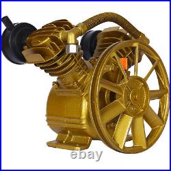 3HP Air Compressor Head Pump Dual-Cylinder 2 Piston 115PSI Cast Iron Replacehead