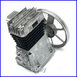 3HP Air Compressor Head Pump Motor 2.2KW Piston Style Twin Cylinder Cast Iron
