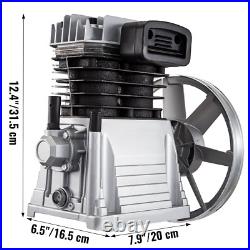 3HP Air Compressor Pump, 11.8CFM, Industrial Twin Cylinder, 1300RPM, Aluminum