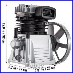3HP Air Compressor Pump, 11.8CFM, Industrial Twin Cylinder, 1300RPM, Aluminum