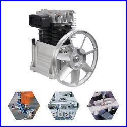 3HP Air Compressor Pump Head Aluminum 115PSI 9 CFM 2 Cylinder 1 Stage 1300/min