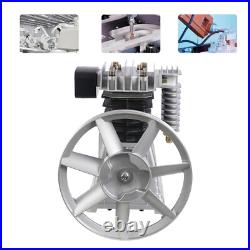 3HP Air Compressor Pump Head Aluminum 115PSI 9 CFM 2 Cylinder 1 Stage 1300/min