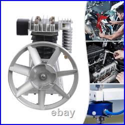3HP Air Compressor Pump Head Aluminum 115PSI 9 CFM 2 Cylinder 1 Stage 1300/min