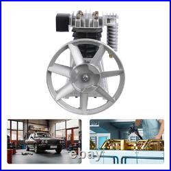 3HP Air Compressor Pump Head Aluminum 115PSI 9 CFM 2 Cylinder 1 Stage 1300/min
