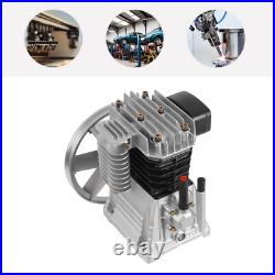 3HP Air Compressor Pump Head Aluminum 115PSI 9 CFM 2 Cylinder 1 Stage 1300/min