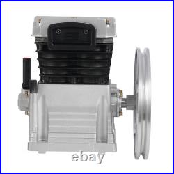 3HP Air Compressor Pump Head Aluminum 115PSI 9 CFM 2 Cylinder 1 Stage 1300/min