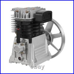 3HP Air Compressor Pump Head Aluminum 115PSI 9 CFM 2 Cylinder 1 Stage 1300/min
