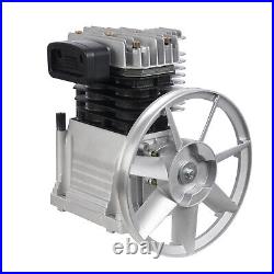 3HP Air Compressor Pump Head Aluminum 2.2KW 1.0mpa 2 Cylinder 1 Stage 250L/66Gal