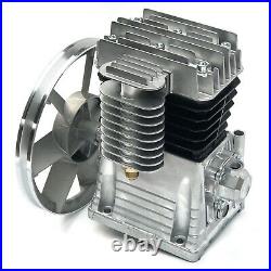 3HP Piston Cylinder Oil Lubricated Air Compressor Pump Head 250L/min Exhaust