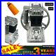 3HP Pulley Air Compressor Head Pump PISTON Twin Cyclinder CAST IRON With SILENCER
