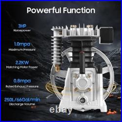 3HP Single Stage Twin Cylinder Air Compressor Pump Head Kit