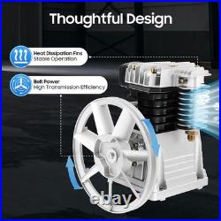 3HP Single Stage Twin Cylinder Air Compressor Pump Head Kit