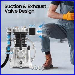 3HP Single Stage Twin Cylinder Air Compressor Pump Head Kit