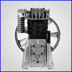 3KW Aluminum Air Compressor Head Pump Motor 160PSI Silver 1300PRM