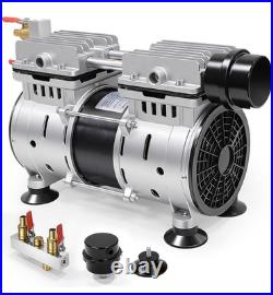 3/4 HP Corded Electric Air Compressor Pump 110V-120V with Silencer Valves
