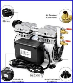 3/4 HP Corded Electric Air Compressor Pump 110V-120V with Silencer Valves