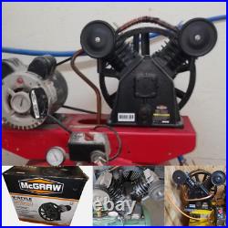 3.7 HP 155 PSI V-Style Single Stage Cast Iron Air Compressor Pump Compression