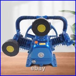 3-Cylinder 2-Stage 10HP 175PSI Air Compressor Pump Motor Head W-Style 3 Piston