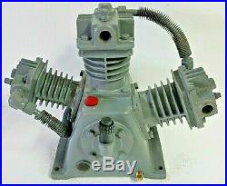 3 Cylinder 2 Stage Cast Iron Air Compressor Pump - Used