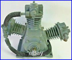 3 Cylinder 2 Stage Cast Iron Air Compressor Pump - Used