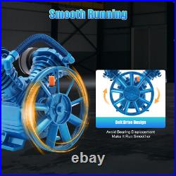 3 HP 2-Piston Replacement Air Compressor Pump Single Stage V Style Twin Cylinder