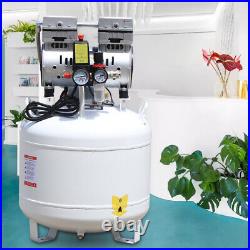 40L Dental Medical Air Compressor Silent Air Compressor Oilless 115PSI