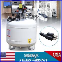 40L Dental Medical Air Compressor Silent Air Compressor Oilless 115PSI 0.75KW