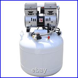 40L Dental Medical Air Compressor Silent Air Compressor Oilless 115PSI 0.75KW