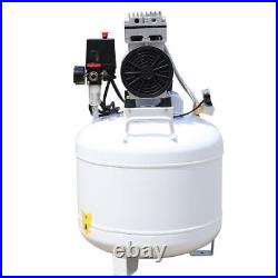 40L Dental Medical Air Compressor Silent Air Compressor Oilless 115PSI 0.75KW