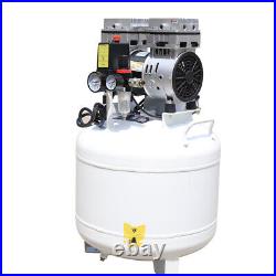 40L Dental Medical Air Compressor Silent Noiseless, Air Compressor Oilless 115PSI