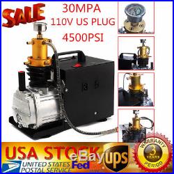 4500PSI 110V 30Mpa PCP Electric High Pressure System Air Pump Compressor US SALE