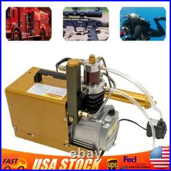 4500PSI Electric Air Compressor Scuba Diving Pump High Pressure Water-Cooling