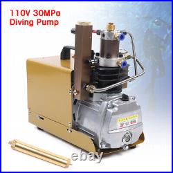 4500PSI Electric Air Compressor Scuba Diving Pump High Pressure Water-Cooling