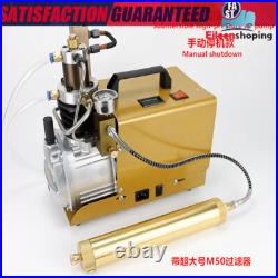4500PSI Electric Air Compressor Scuba Diving Pump High Pressure Water-Cooling