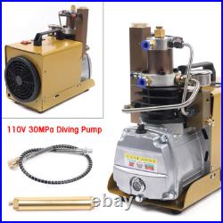 4500PSI Electric Air Compressor Scuba Diving Pump High Pressure Water-Cooling
