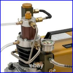 4500PSI Electric Air Compressor Scuba Diving Pump High Pressure Water-Cooling