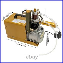 4500PSI Electric Air Compressor Scuba Diving Pump High Pressure Water-Cooling