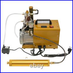 4500PSI Electric Air Compressor Scuba Diving Pump High Pressure Water-Cooling