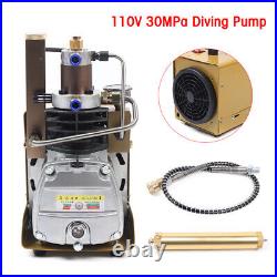 4500PSI Electric Air Compressor Scuba Diving Pump High Pressure Water-Cooling