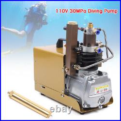 4500PSI Electric Air Compressor Scuba Diving Pump High Pressure Water-Cooling