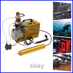 4500PSI Electric Air Compressor Scuba Diving Pump High Pressure Water-Cooling