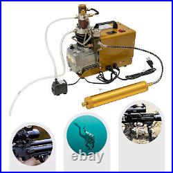 4500PSI Electric Air Compressor Scuba Diving Pump High Pressure Water-Cooling