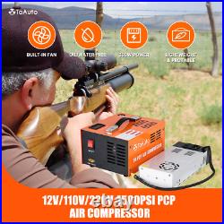 4500PSI High Pressure Air Compressor 12V/110V Electric PCP Pump for Airgun Rifle