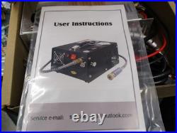 4500PSI PCP Air Compressor 12V/110/220V Electric Airgun Rifle High Pressure Pump