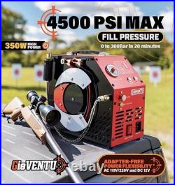 4500PSI PCP Air Compressor 350W Portable Auto Shut-Off Oil-Free (Upgraded 2.0)