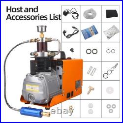 4500Psi 300Bar 30MPA 110V Pcp Air Compressor Electric High Pressure Pump fo