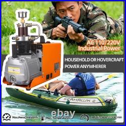 4500Psi 300Bar 30MPA 110V Pcp Air Compressor Electric High Pressure Pump fo