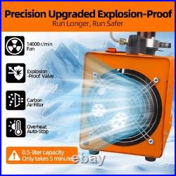 4500Psi 300Bar 30MPA 110V Pcp Air Compressor Electric High Pressure Pump fo