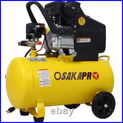 4.5HP Portable 13 Gallons Air Compressor Tank Ultra Quiet Horizontal Tank Wheel